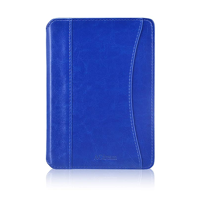 Case Fits All-New Kindle 10th Generation 2019 and 8th Gen 2016 ONLY (NOT FIT Kindle Paperwhite/Kindle Oasis), Folio Smart Leather Cover with Auto Wake Sleep & Front Pocket, Royal Blue
