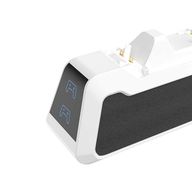 Dual Controller LED Charger Dock Station USB Fast Charging Stand For PS5 PlayStation5