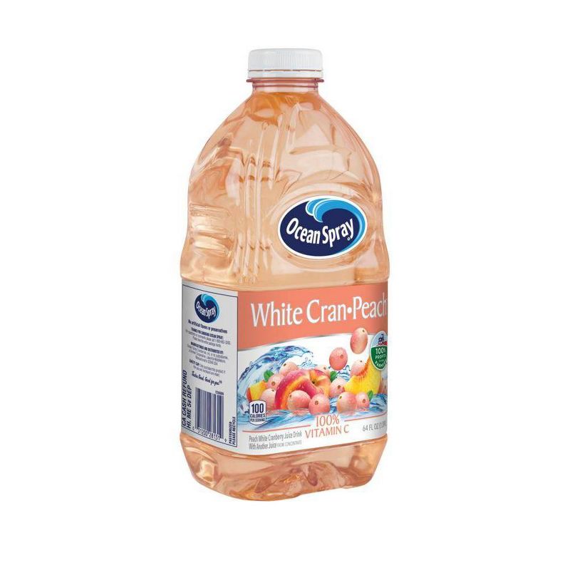 Ocean Spray White Cran-Peach Juice Drink - 64 fl oz Bottle