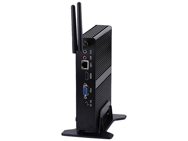 HUNSN Fanless Mini PC, Intel Celeron Quad Core J1900, Desktop Computer, HTPC, Nano/Kodi Box, Windows 10 Pro/Linux Ubuntu,BM11,AC WiFi/BT4.0/2COM/VGA/HDMI/USB3.0/4USB2.0/LAN,(8G RAM/512G SSD/1TB HDD)