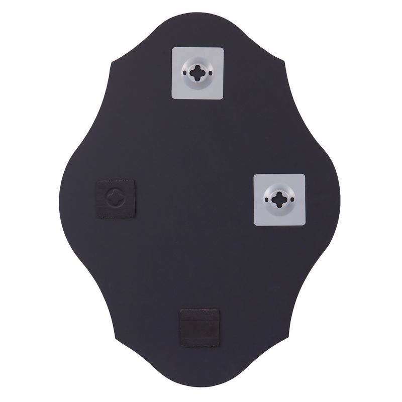 15"x20" Royal Scalloped Edge Frameless Decorative Wall Mirror Silver - Patton Wall Decor