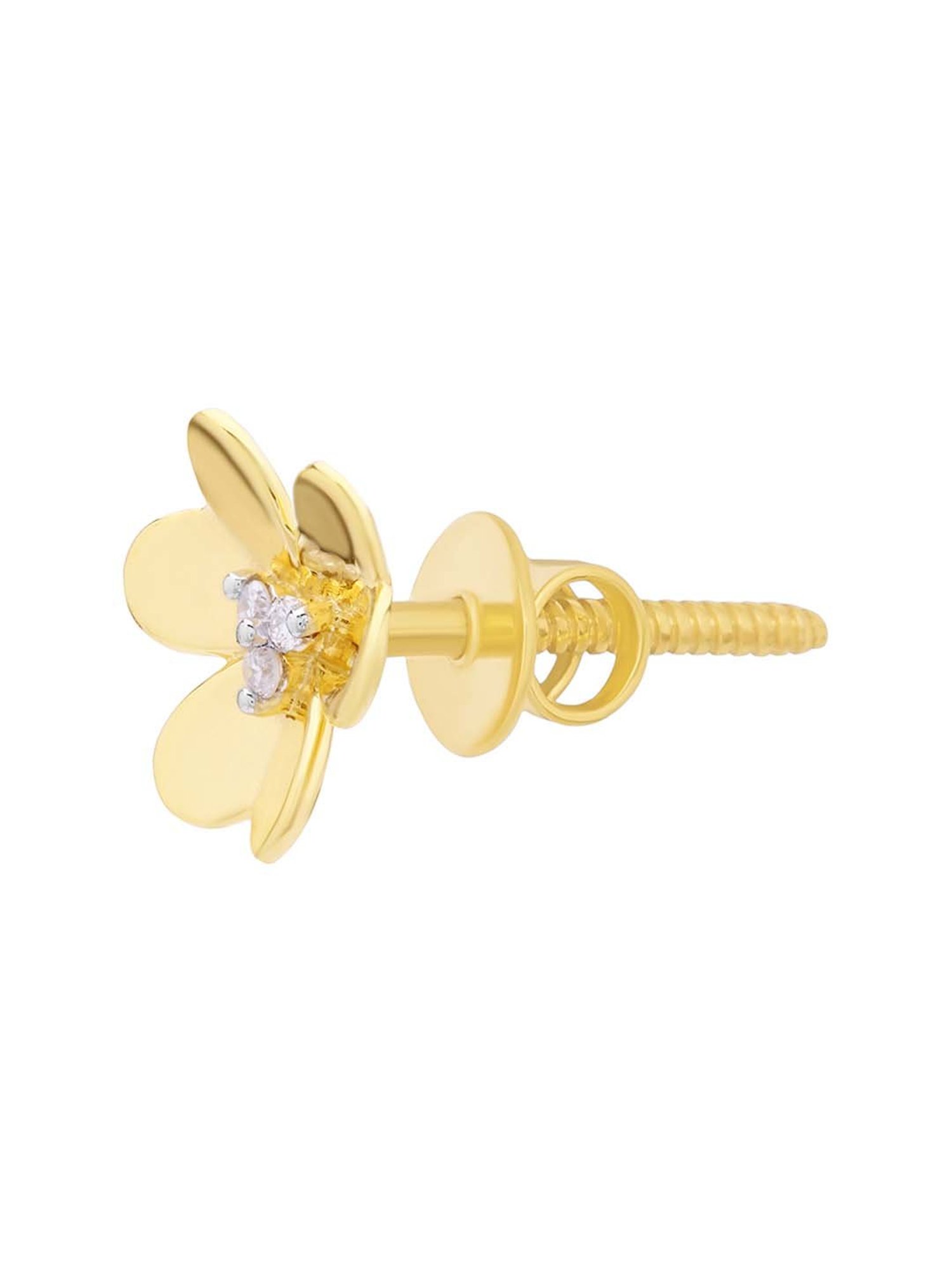 Waman Hari Pethe Jewellers 18k Gold & Diamond Earrings for Women