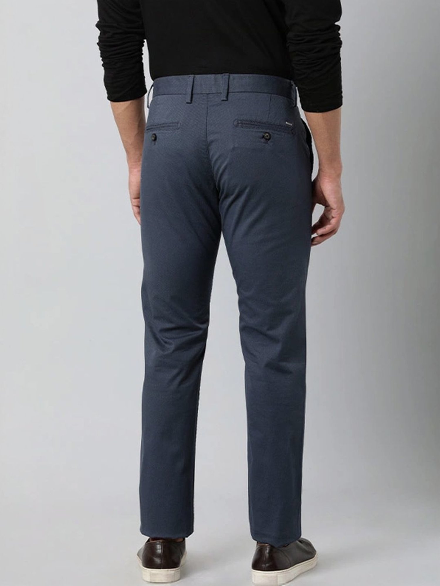 Indian Terrain Grey Slim Fit Chinos