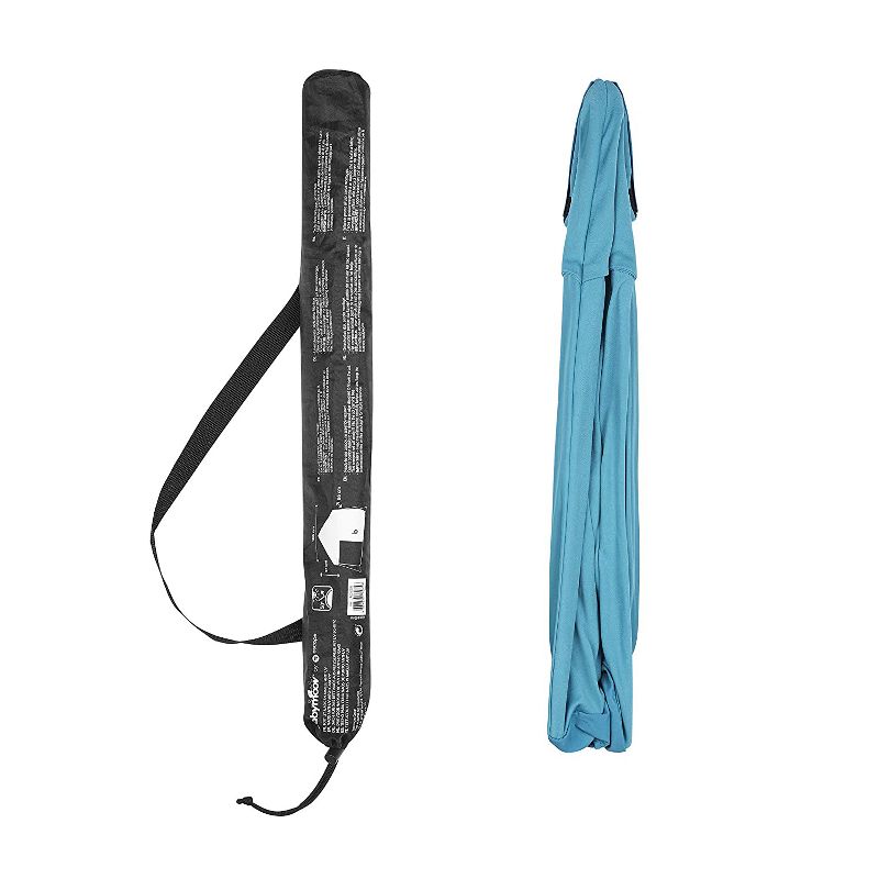 Caravan Canopy Domain 10 x 20 Foot Straight Leg Instant Canopy Tent Set, Black