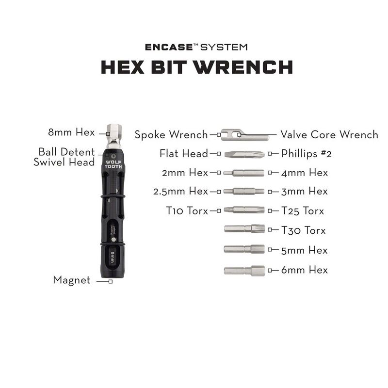 Wolf Tooth EnCase System Hex Bit Wrench