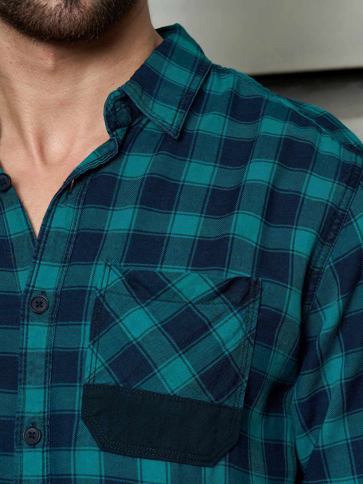 High Star Multi Cotton Regular Fit Checked Shirt