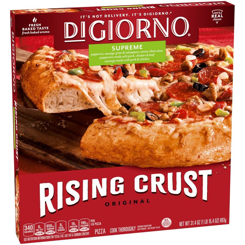 DiGiorno Supreme Frozen Pizza with Rising Crust - 31.5oz