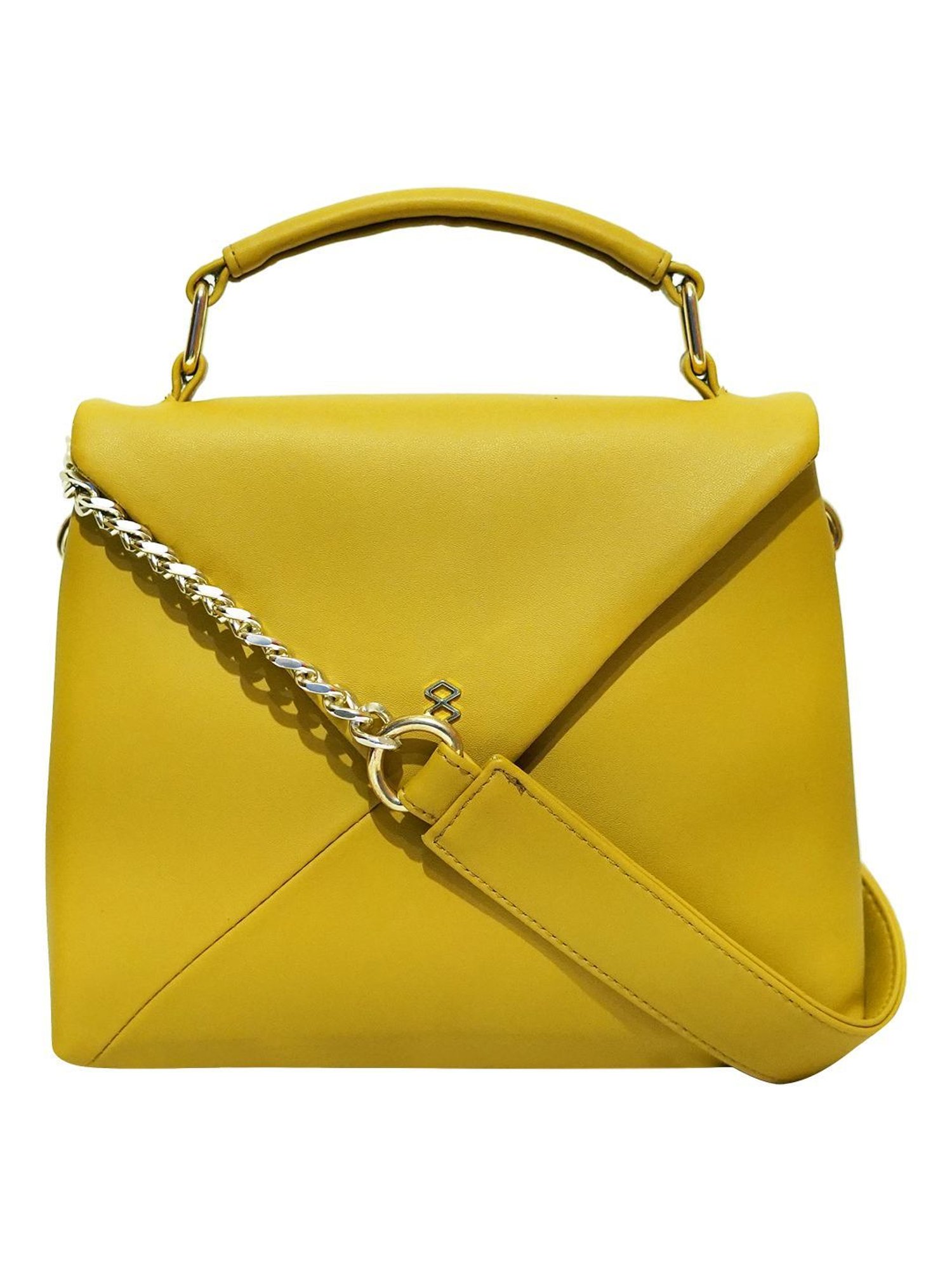Horra Yellow Small Satchel Handbag