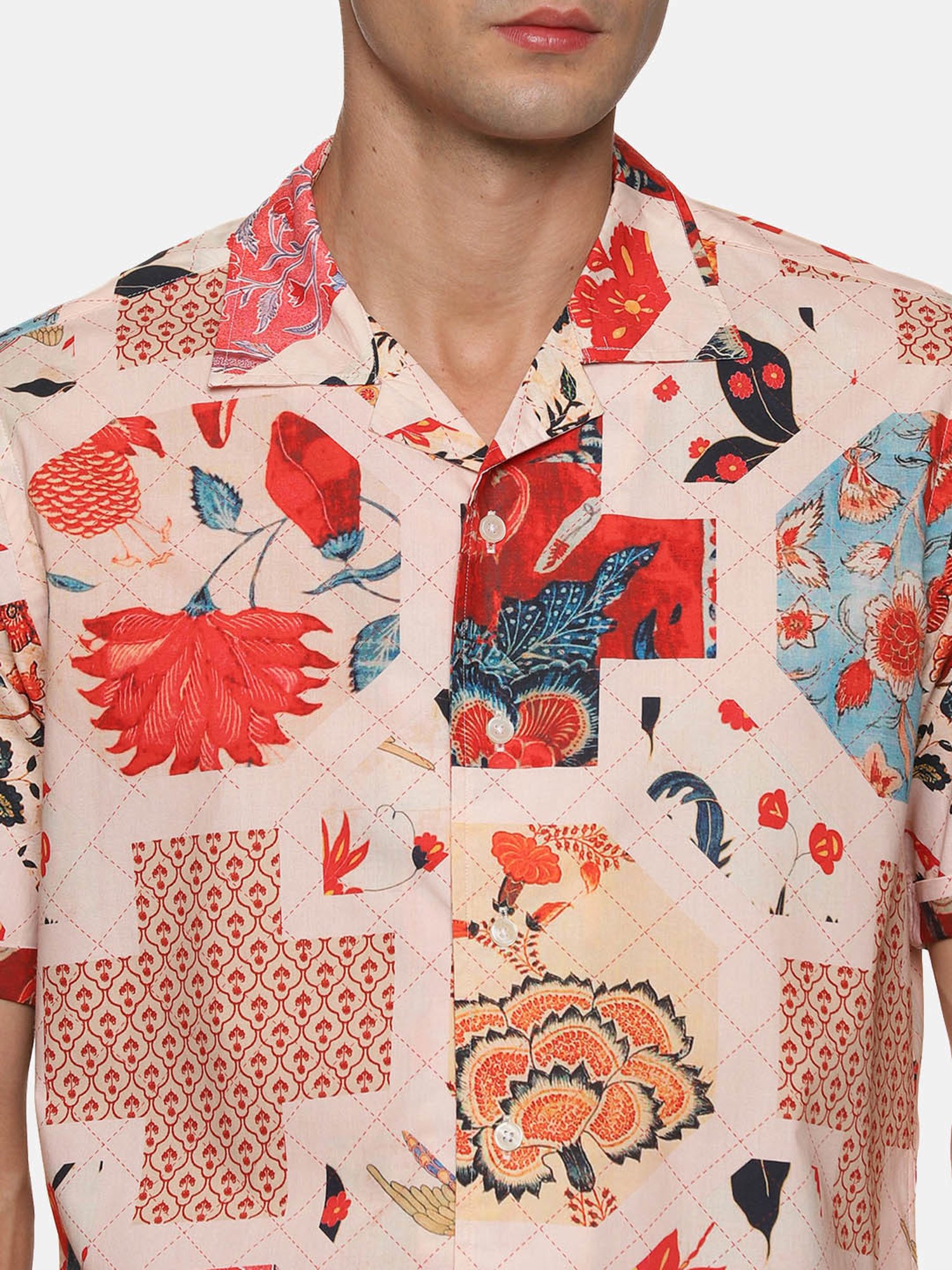 Don Vino Multicolor Regular Fit Printed Shirt
