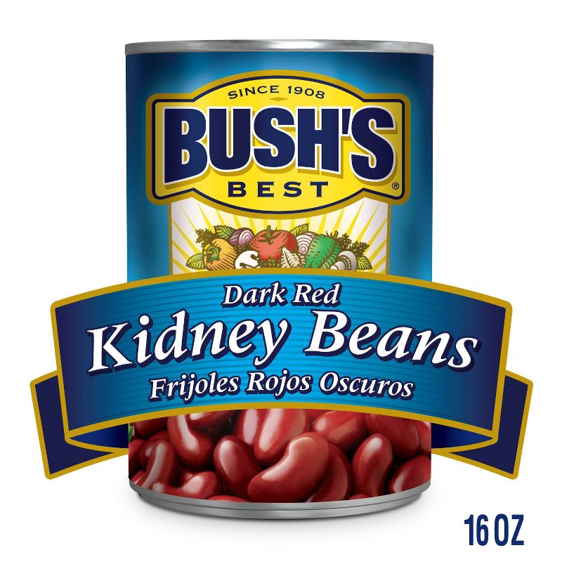 Bush's Dark Red Kidney Beans - 16oz