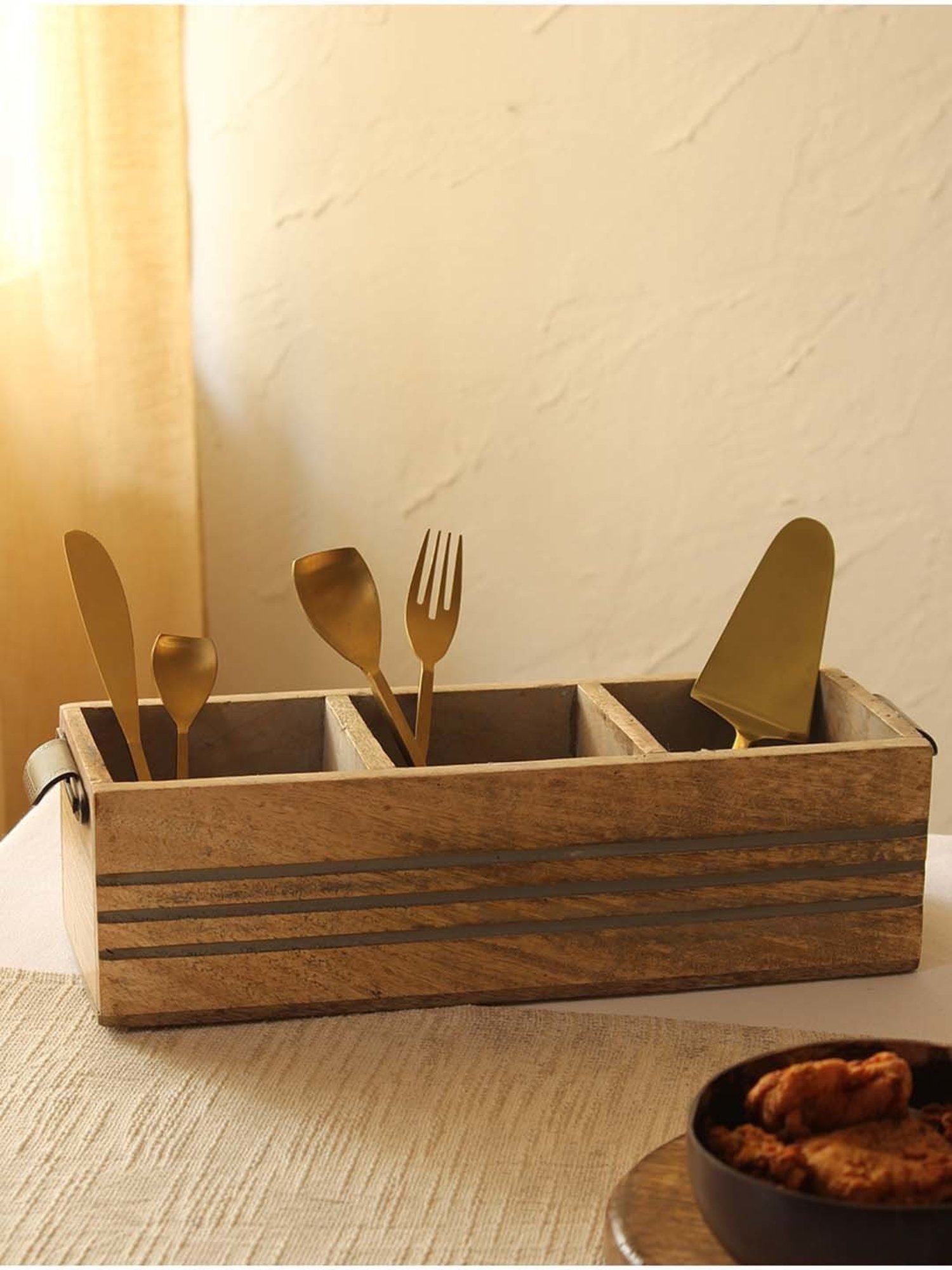 Home4U Iona Multi Wood Cutlery (2 Pcs)