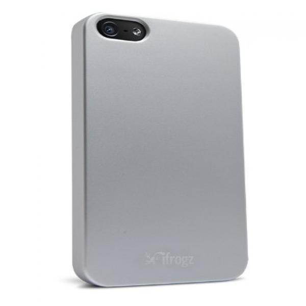 iFrogz Ultra Lean Case for iPhone 5 - Retail Packaging - Silver
