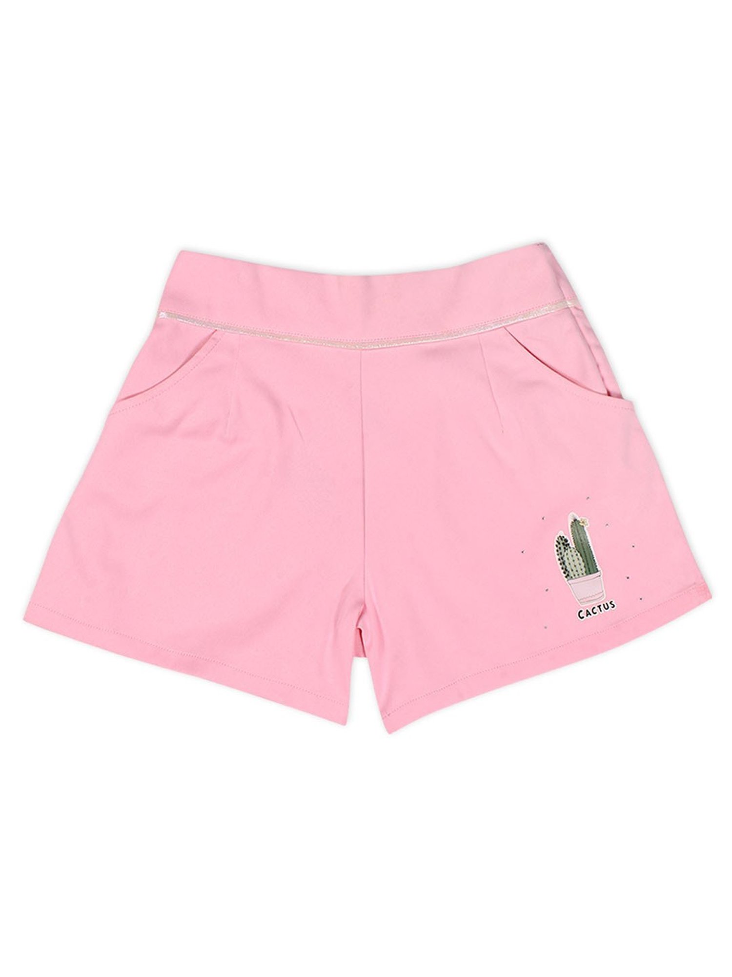 United Colors of Benetton Kids White Solid Shorts
