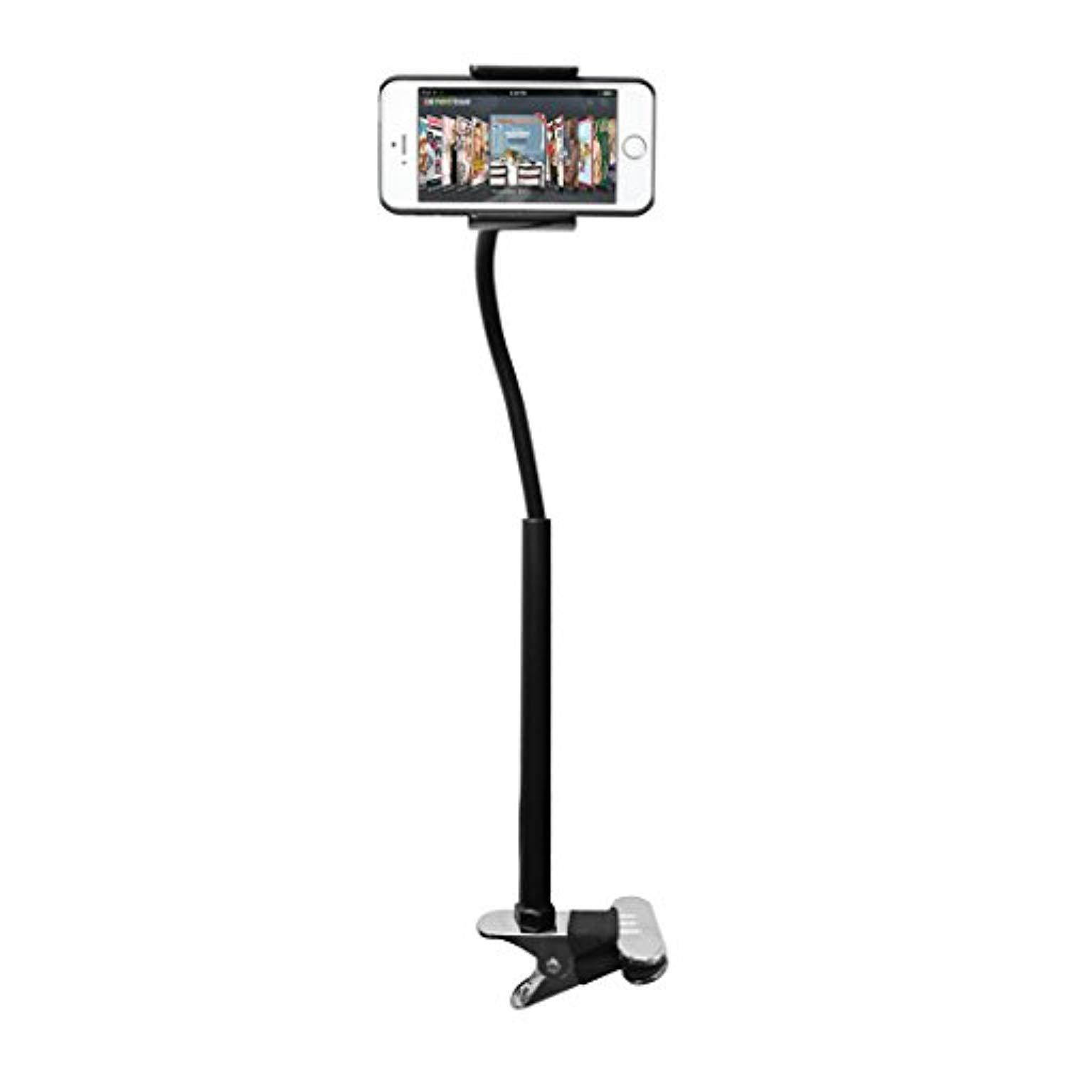 CTA Digital Adjustable Clip-On Stand for Smartphones and Mini Tablets (PAD-COS)