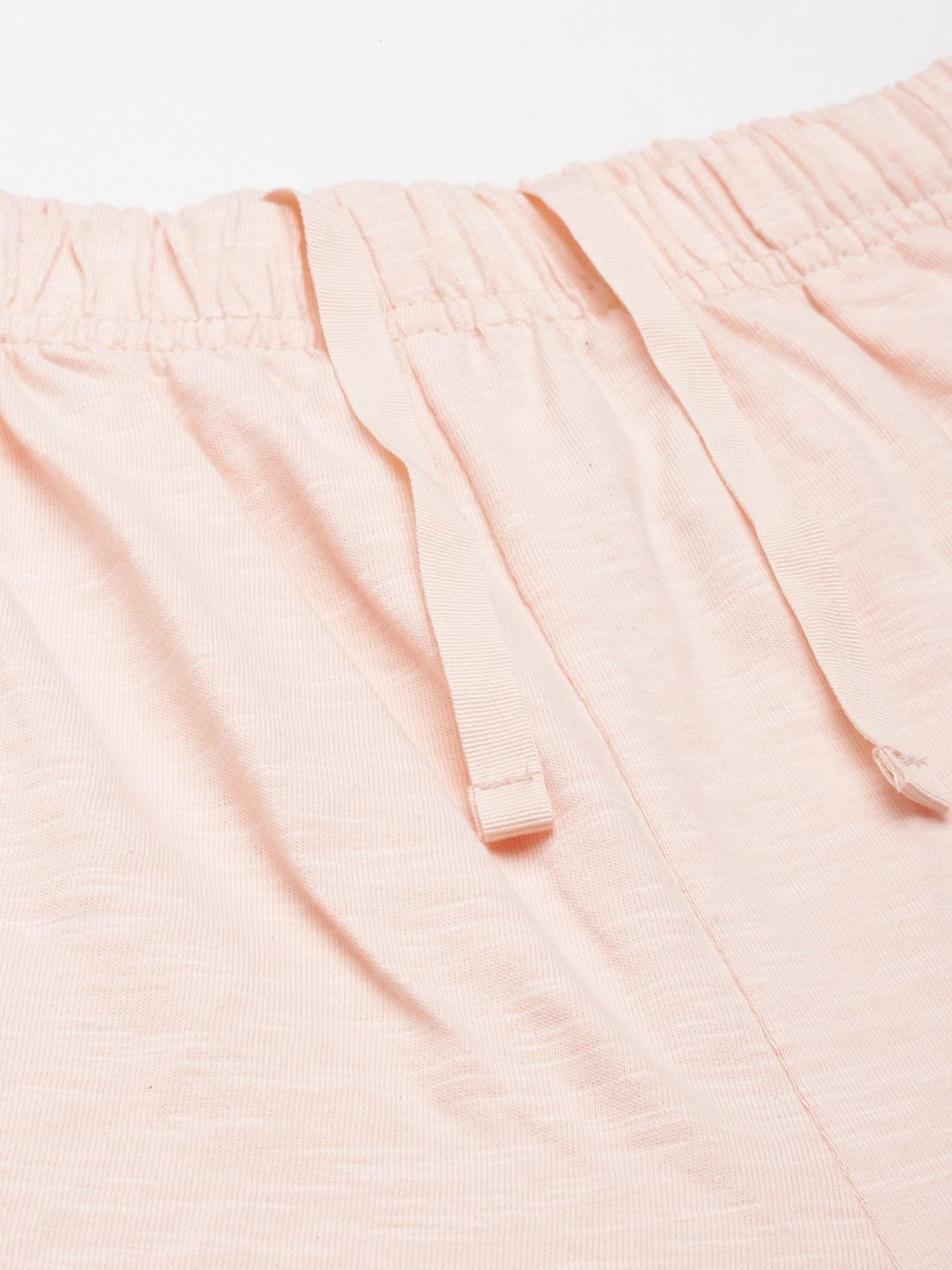 Enamor Peach Cotton Lounge Pants