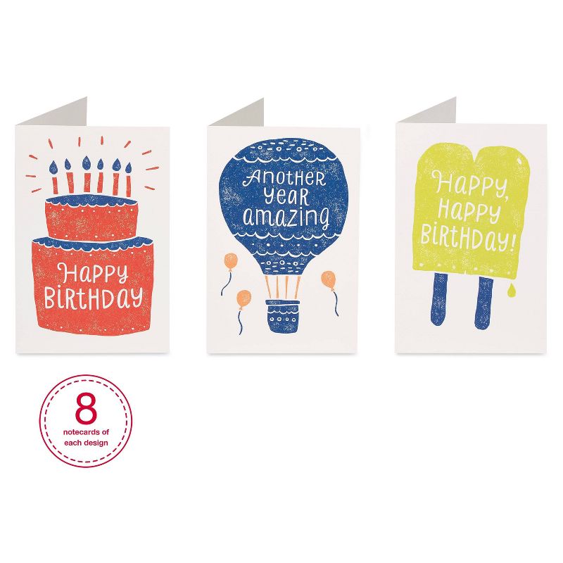 48ct Basic Birthday Icons Card Bundle