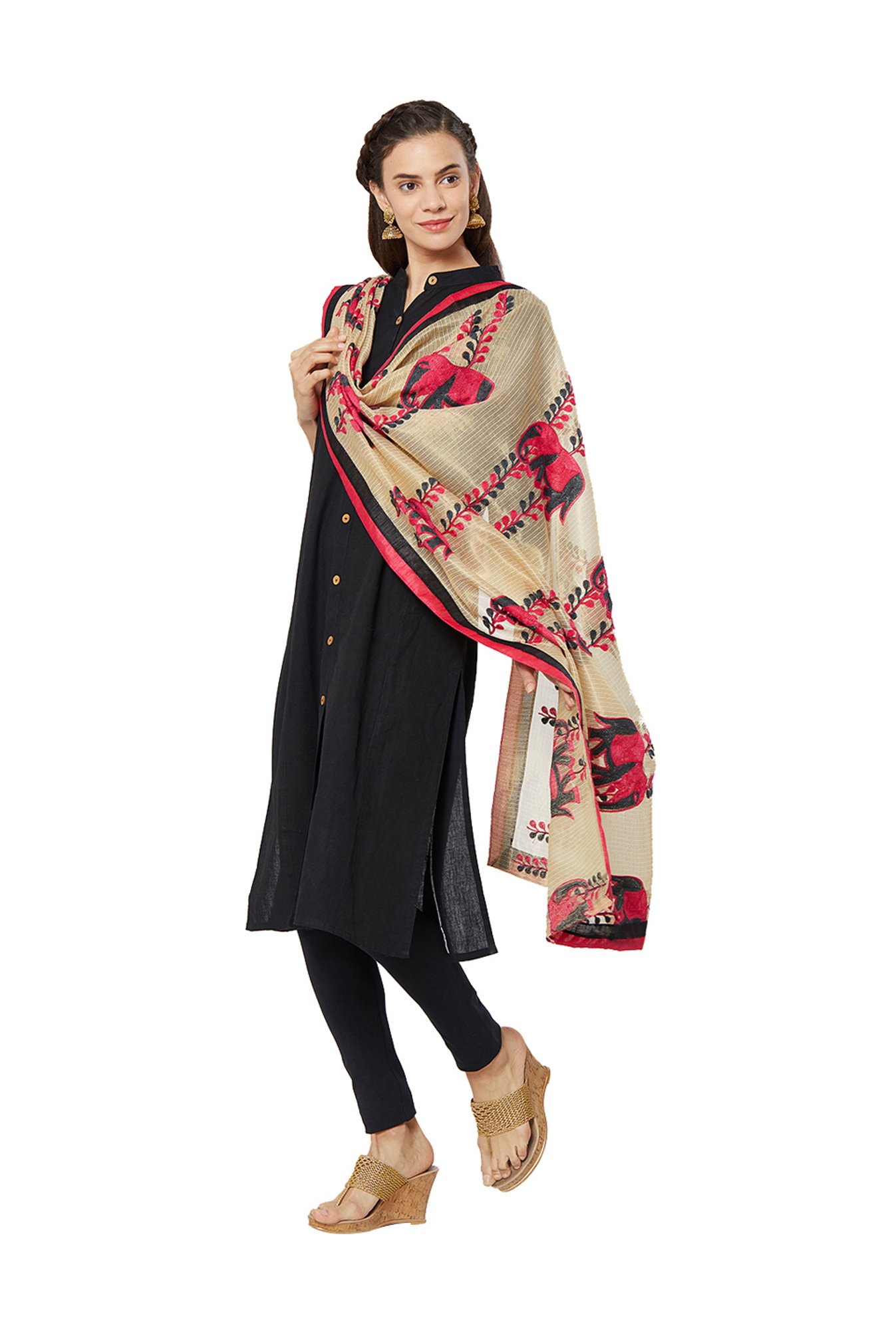Dupatta Bazaar Beige Dupatta