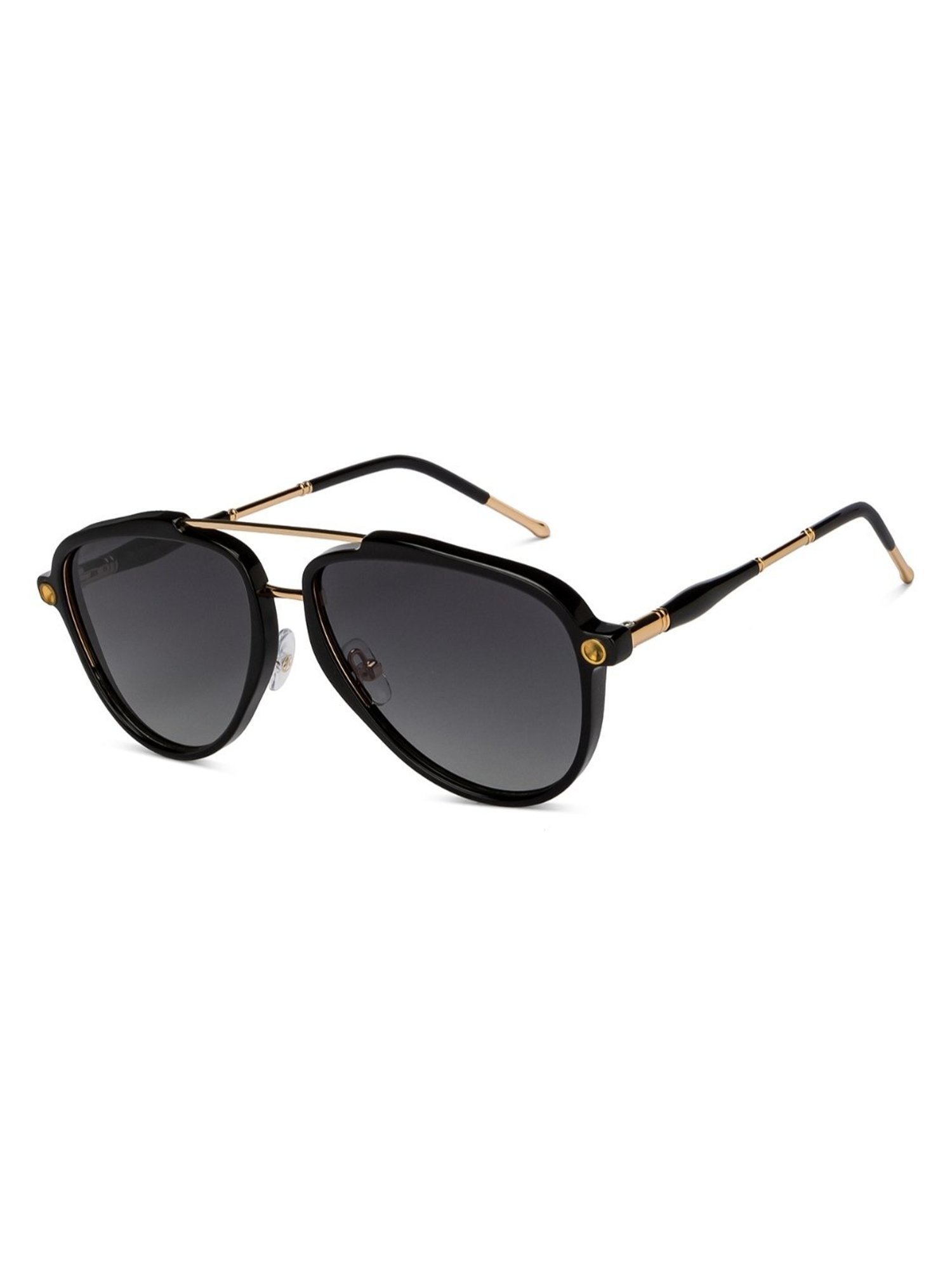 John Jacobs Green Aviator Unisex Sunglasses