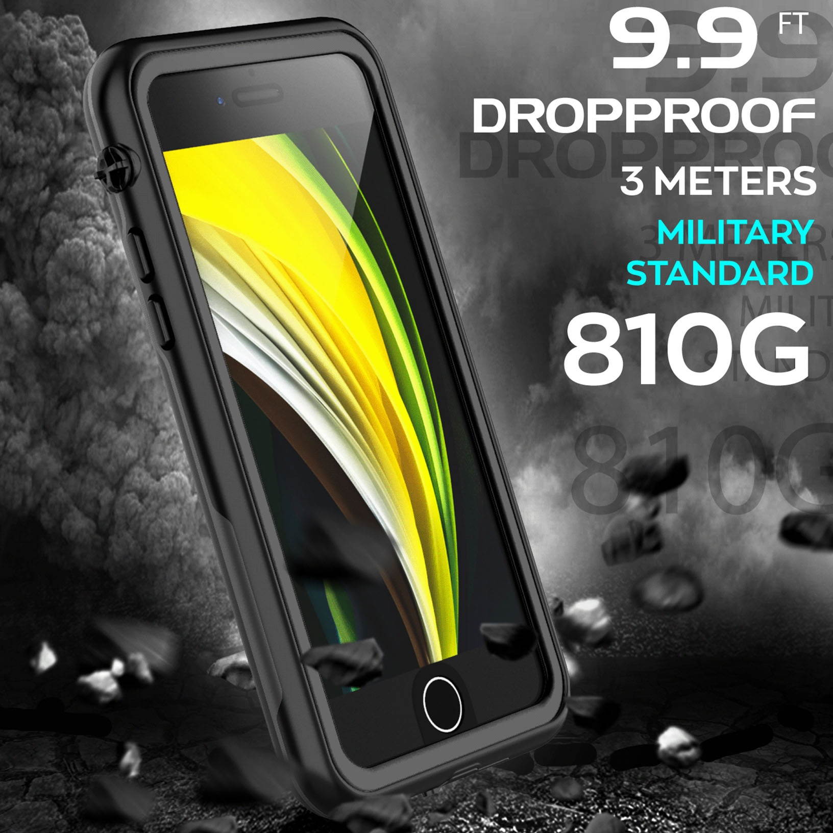 New WATERPROOF CASE COVER FOR APPLE IPHONE SE 2020 SCREEN PROTECTOR SERIES US