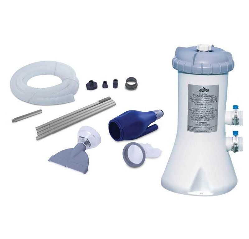 Intex 530 GPH Easy Set Swimming Pool Pump & Kokido K535CBX/BLU Skooba Vacuum