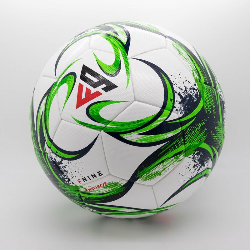 Open Goaaal FNINE Energos Professional Grade Water Resistant Soccer Ball for Indoor or Outdoor Backyard or Regulation Sports Game Play, Size 5