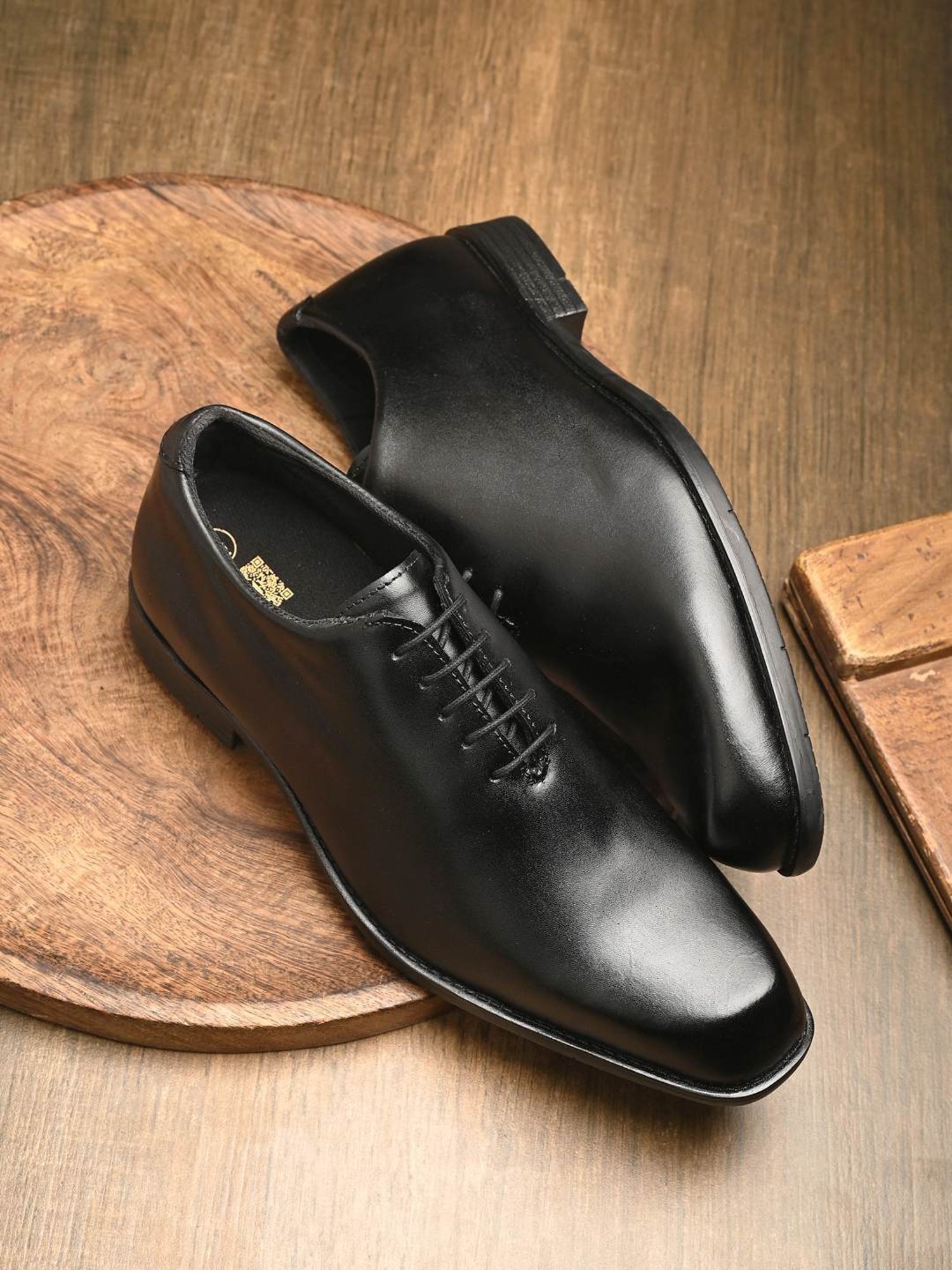 Hoversole Men's Warren Black Oxford Shoes