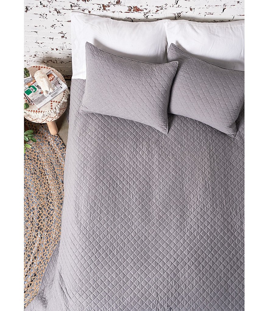 carol & frank Jersey Gray Quilt