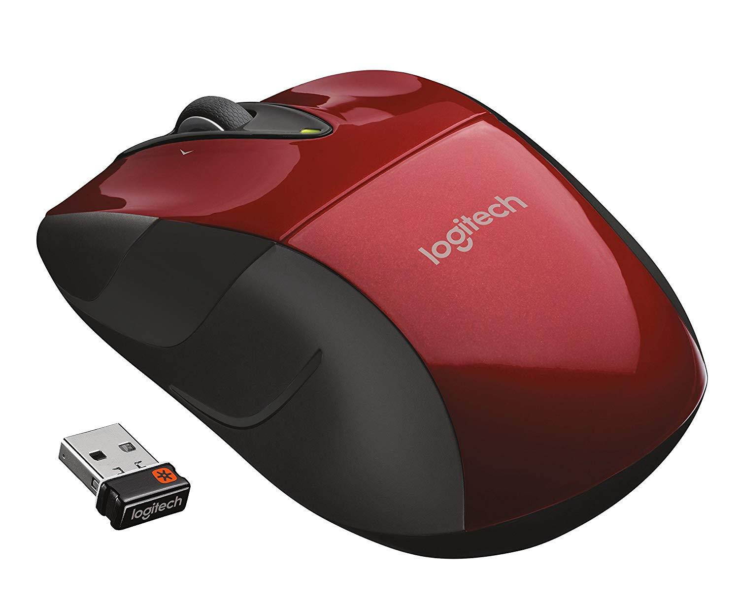 Logitech Wireless Mouse M525 - Red/Black
