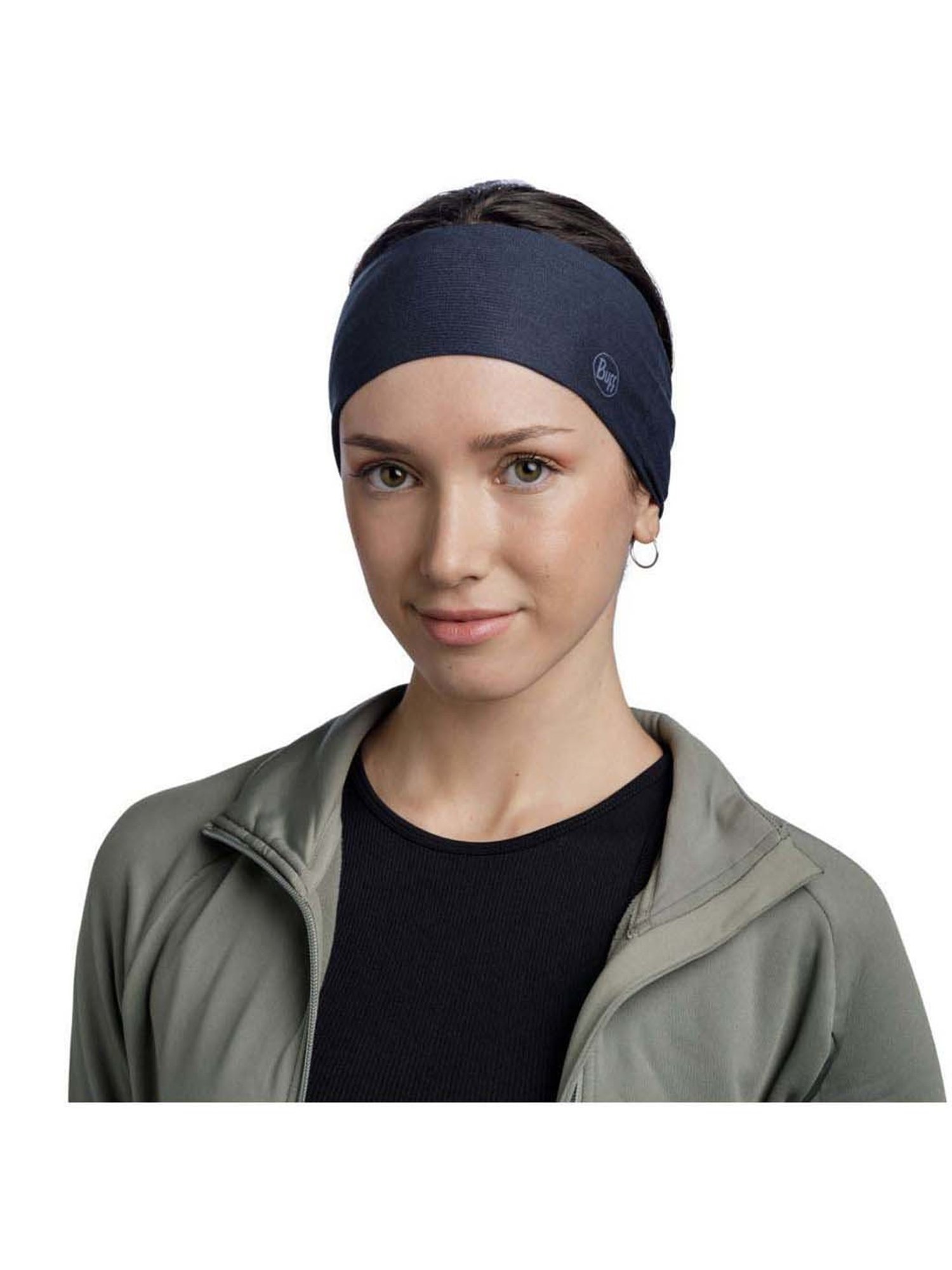 BUFF Coolnet UV Blue Solid Headband