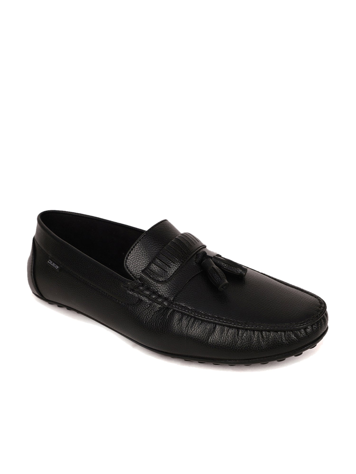 Duke Men's Black Casual Mocassins