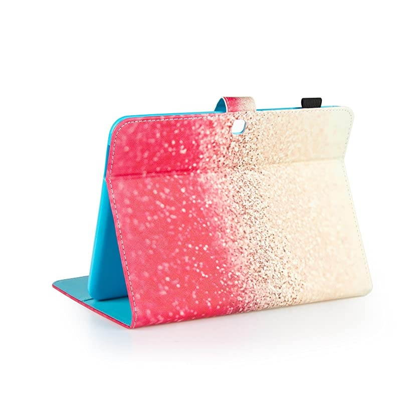 Galaxy Tab 4 10.1 Case,T530 Case,(TM) Slim Folio Stand Case with Cards Slots [Auto Wake/Sleep Feature] Magnetic Smart Shell Cover for Samsung Galaxy Tab 4 10.1 SM-T530NU T531,Gradient Ramp Color