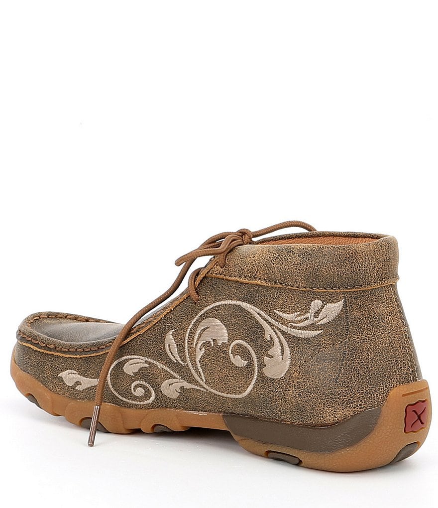 Twisted X Women's Embroidered Chukka Driving Mocs