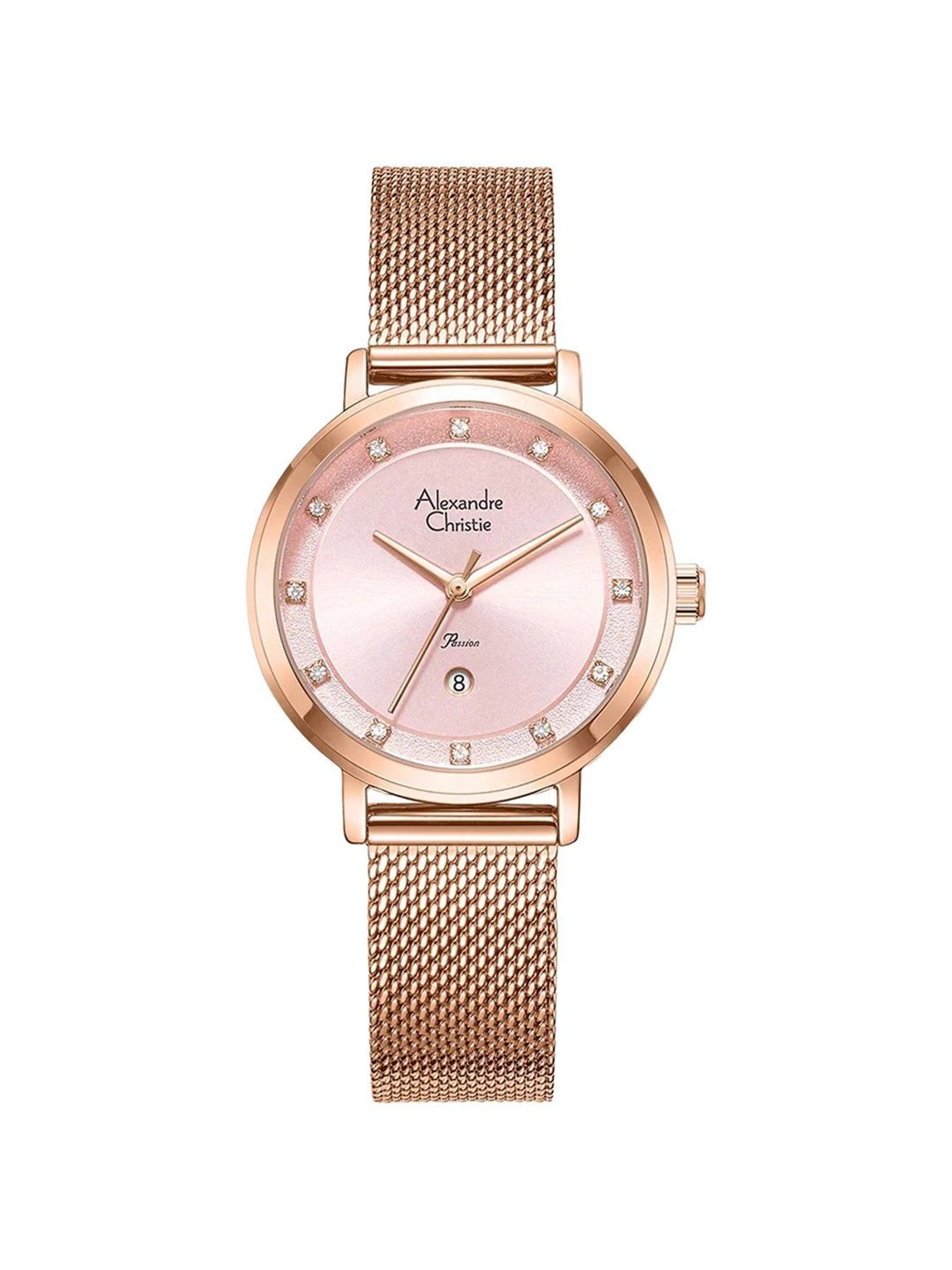 ALEXANDRE CHRISTIE 2843BFBURBU AC Collection Classic Analog Watch for Women