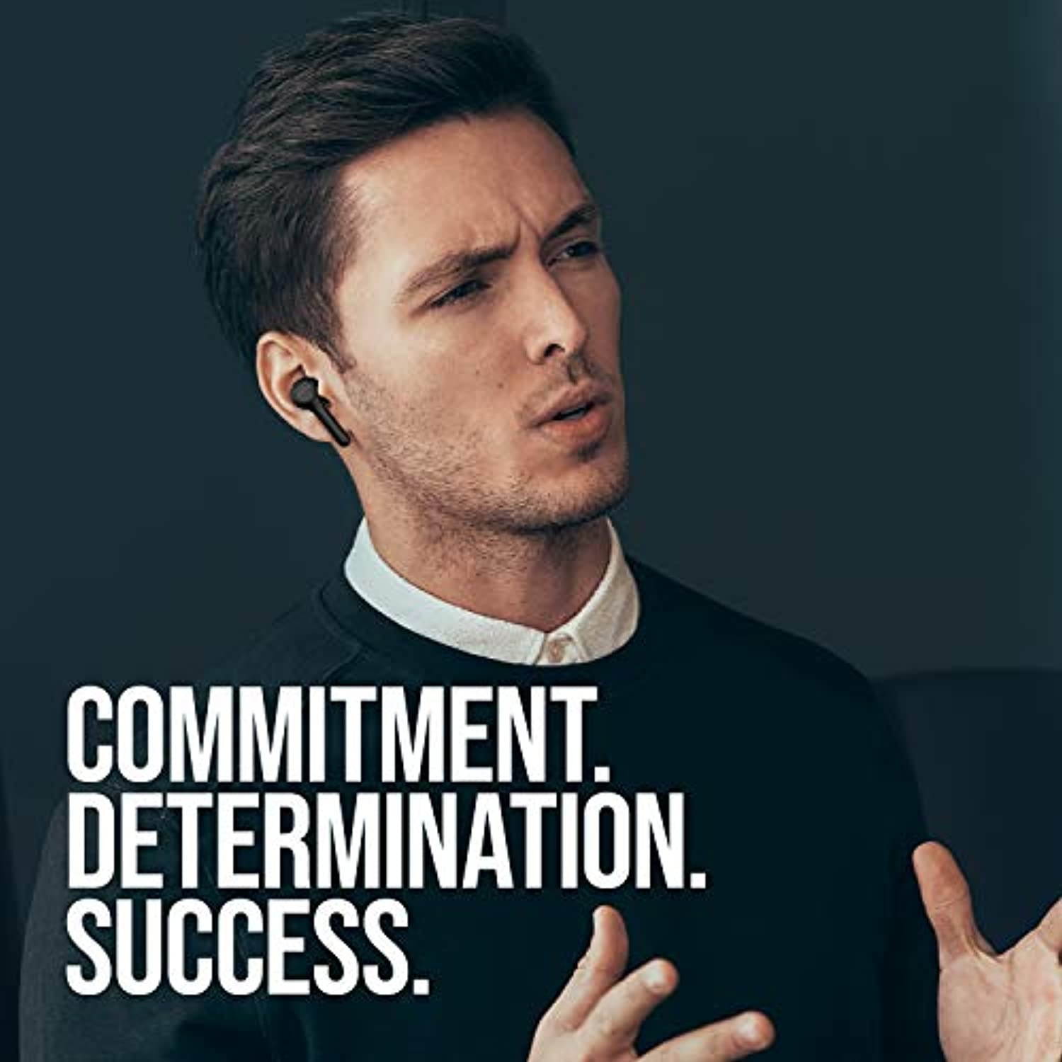 JAM True Wireless Exec Earbuds with Background Noise Reduction (Black) (HX-EP625)