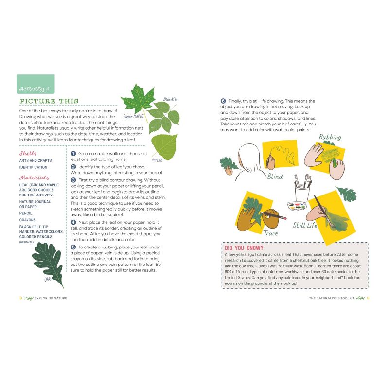 Exploring Nature Activity Book for Kids - by Kim Andrews (Paperback)