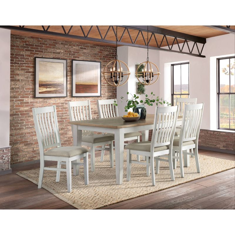 Dining Table White/Tan - Lane Furniture