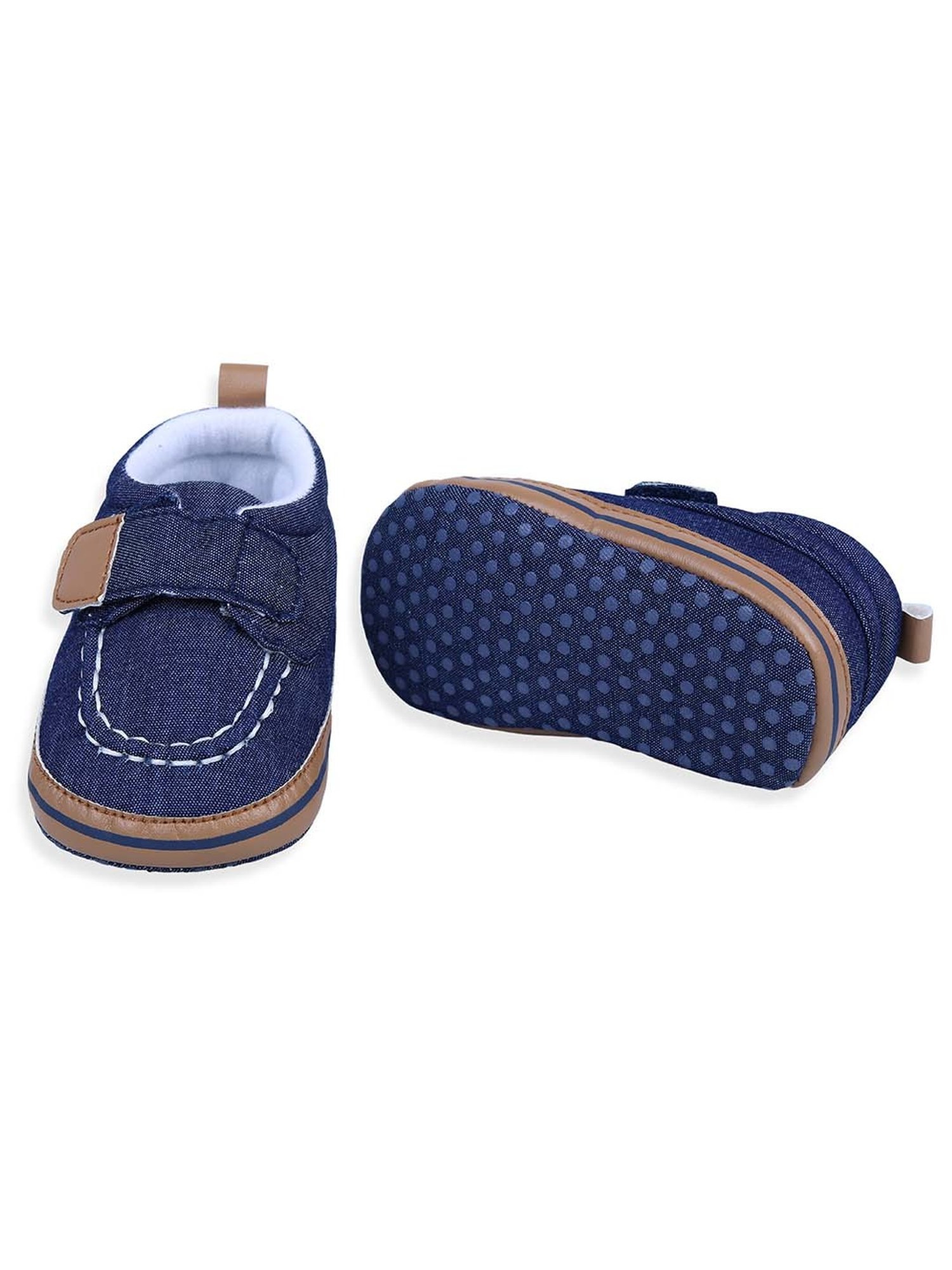 Baby Moo Kids Blue Casual Booties