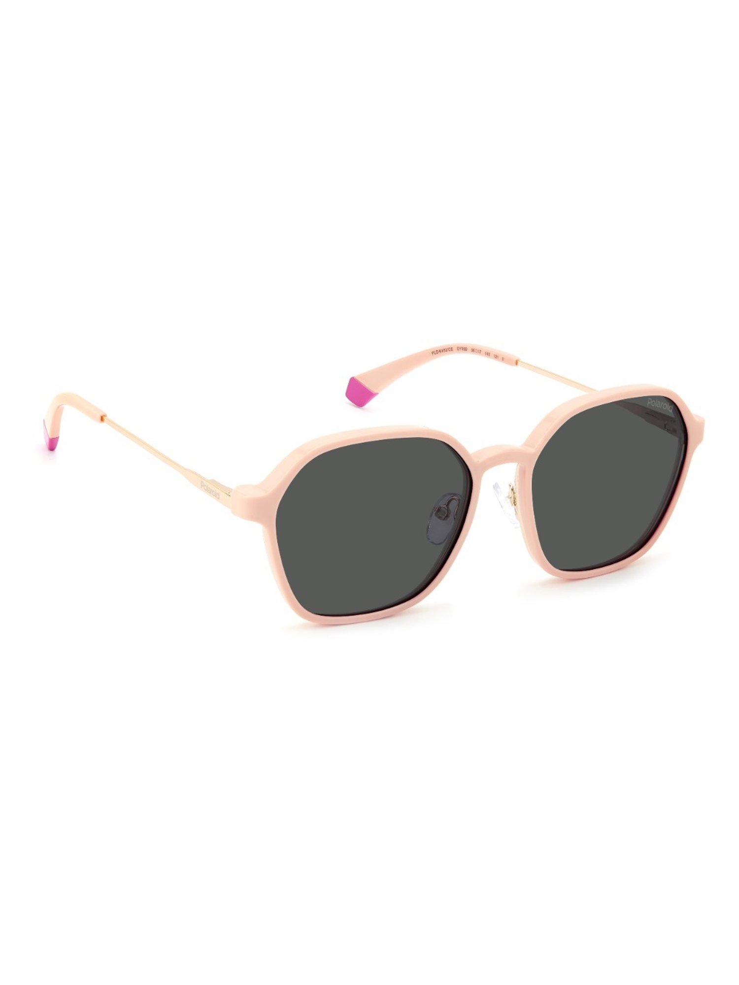 Polaroid Pink Geometric Unisex Sunglasses