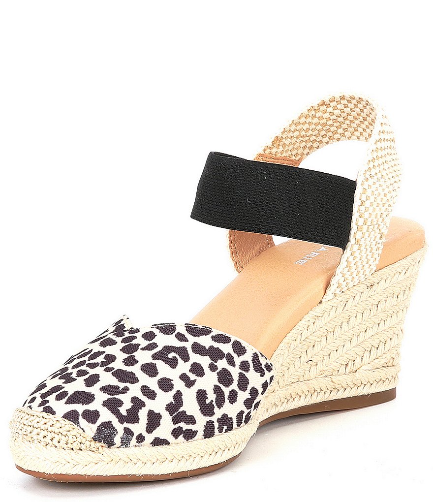 Alex Marie Palmari Leopard Print Espadrille Wedges