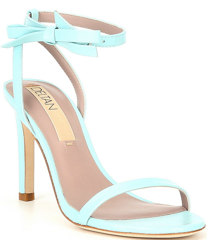 Deltan Miranda Ankle Bow Detail Dress Sandals