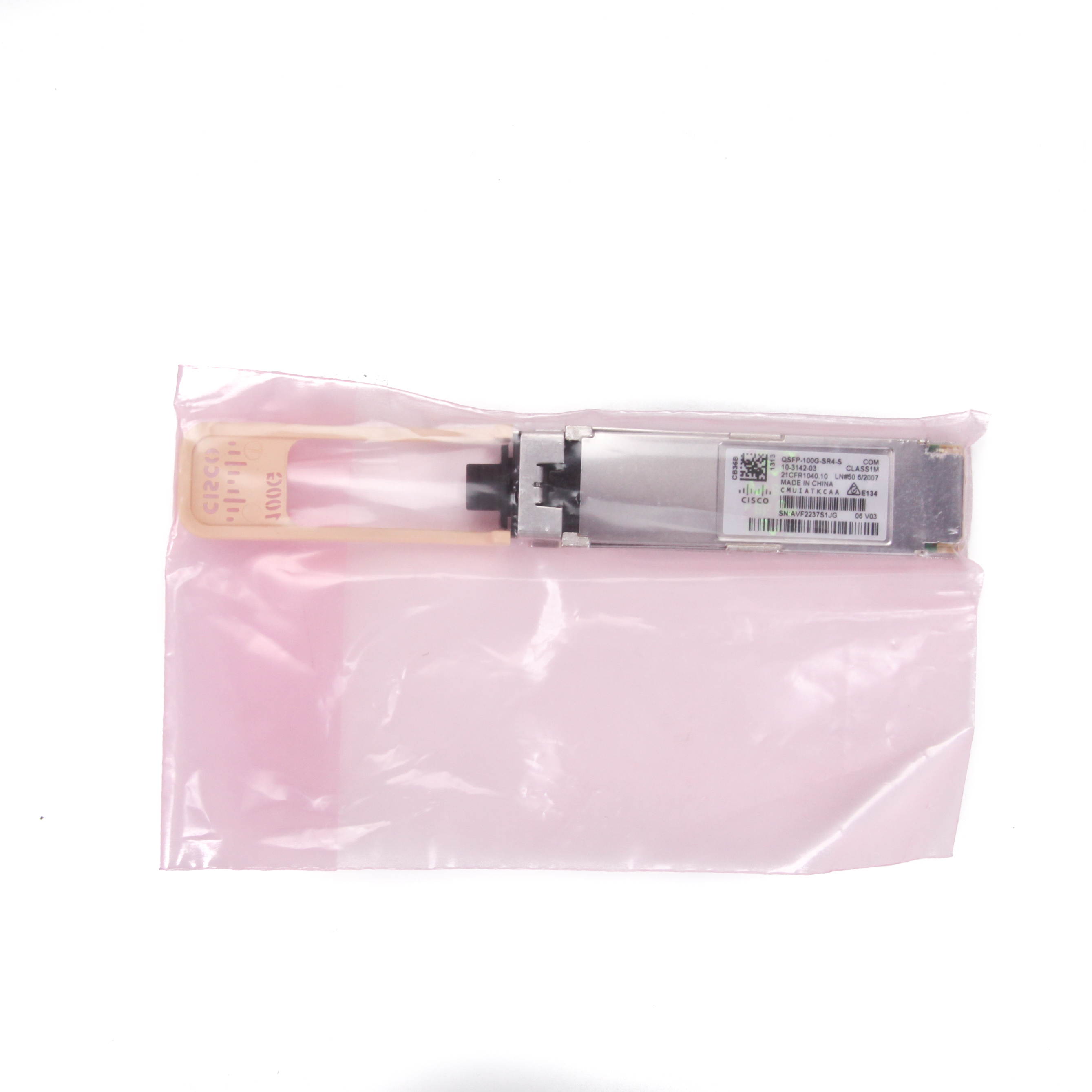 Cisco 100GBASE-SR4 QSFP Transceiver, MPO-12 - 100m over OM4 MMF