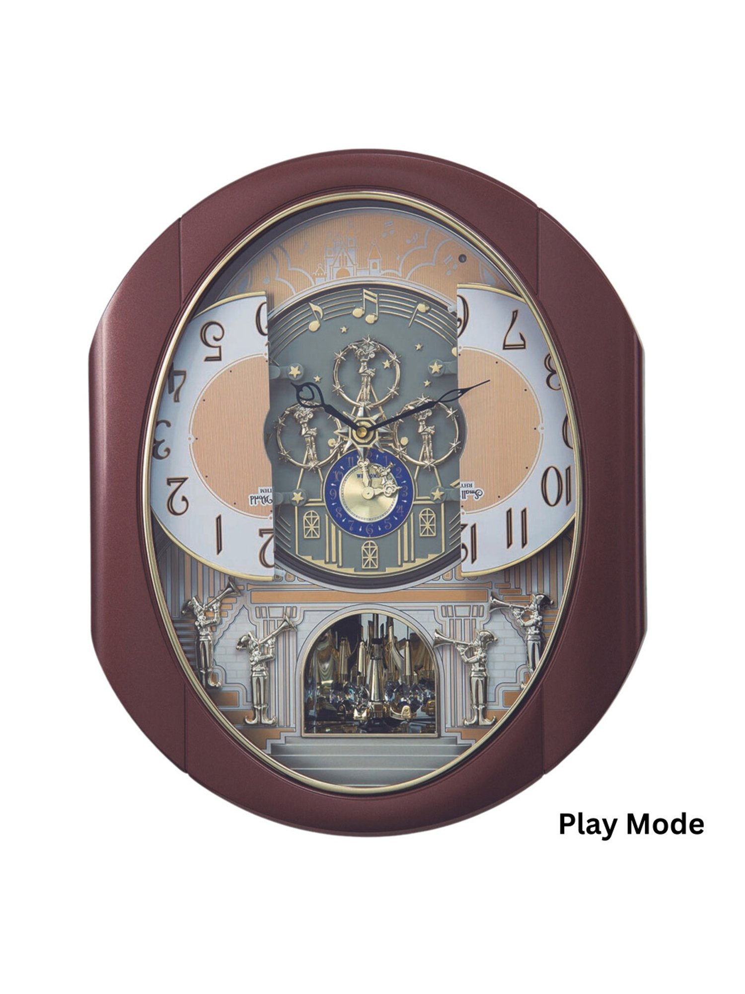 Braun Black Classic Large Analog Wall Clock With Silent Sweep Movement