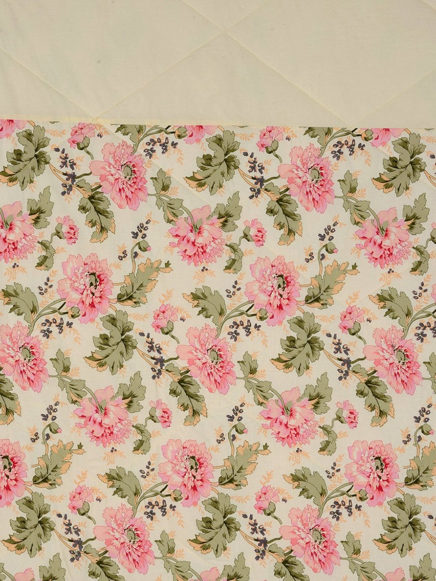 Maspar Vincent Green & Blue Cotton 120 TC Reversible Quilt - Set of 1