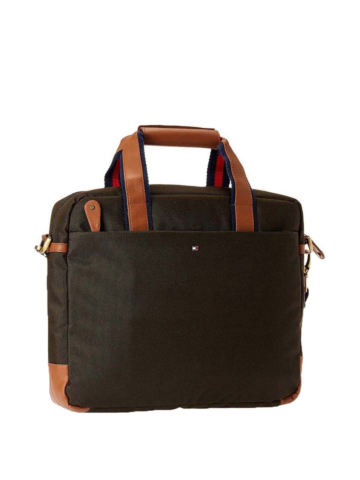 Priority Black Synthetic Large Messenger Bag