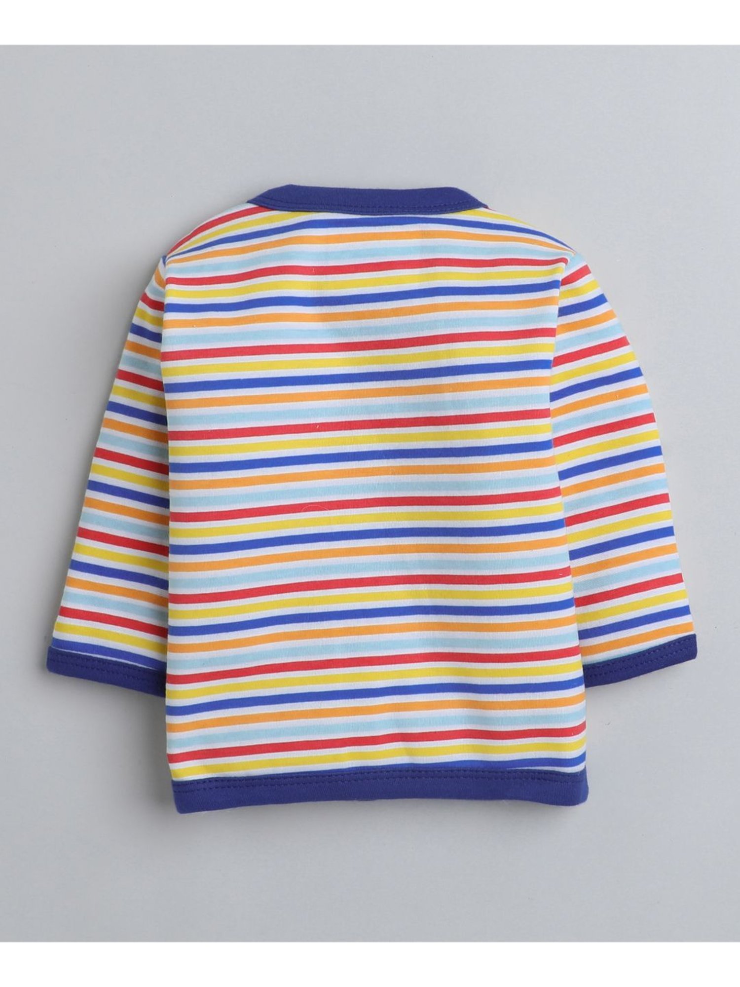 Bumzee Kids Multicolor Printed Full Sleeves Jhablas (Pack Of 3)