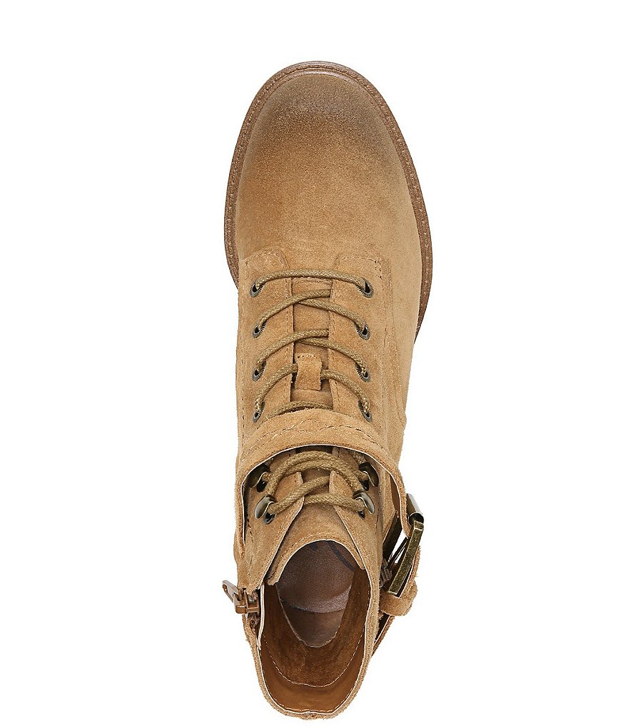 Zodiac Gemma Suede Lug Sole Booties