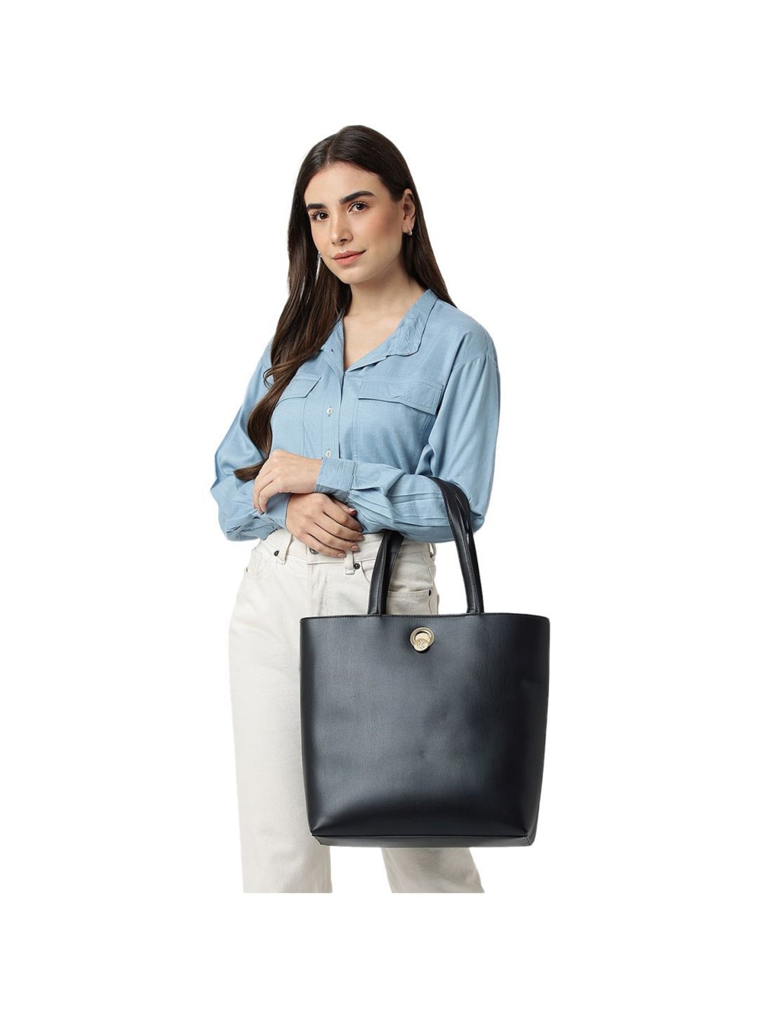 TOMMY HILFIGER Space Blue Medium Tote