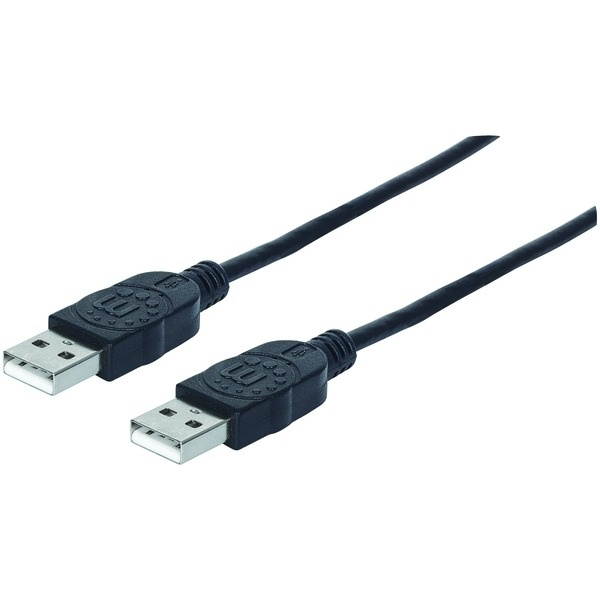 MANHATTAN 353885 USB 2.0 A-Male to A-Male Cable (1.5ft)