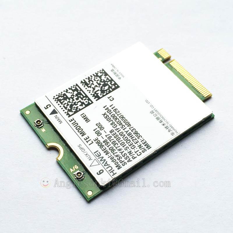 ME906E M.2 NGFF LTE/HSPA+ FDD 4G WWAN module Adapter Card 704031-001 / 740011-005 Unlocked for HP lt4112 HUAWEI ME906E