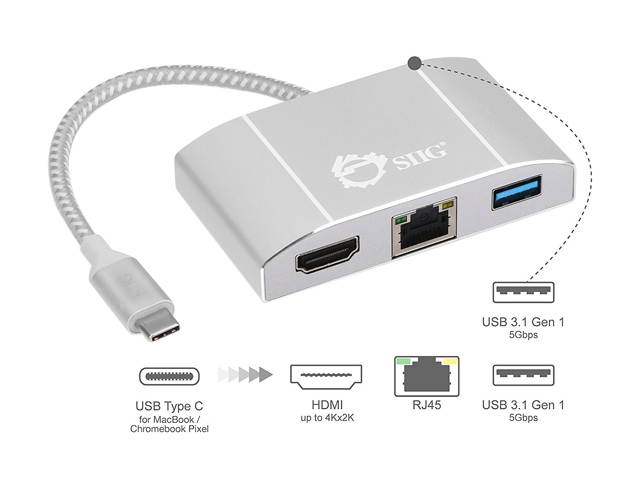 USB 3.1 TYPE-C LAN HUB